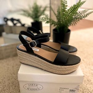 Steve Madden | Brandice Black Espadrille Sandal